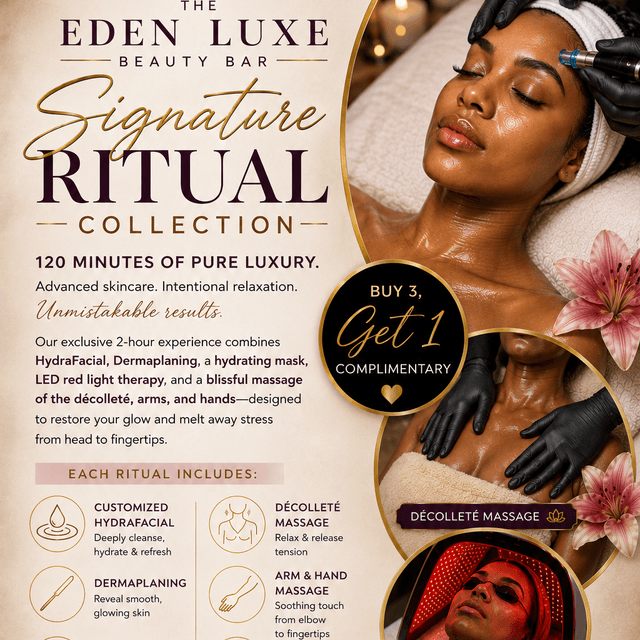 The Luxe Excape Collection at Eden Luxe Beauty Bar in Pooler, GA